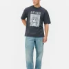 T-Shirt z nadrukiem Kurta Cobaina i efektem sprania