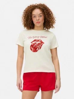 T-shirt z okrągłym dekoltem The Rolling Stones