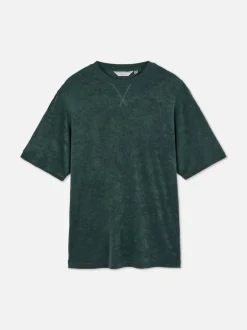 T-shirt z tkaniny frotte