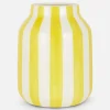 Wazon ceramiczny w paski