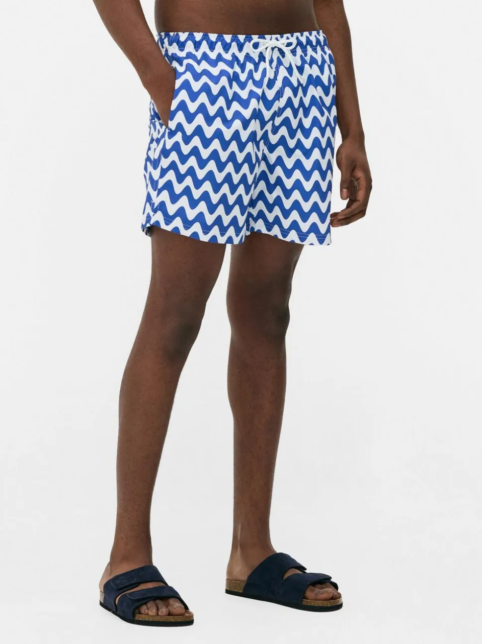 Wzorzyste szorty kąpielowe