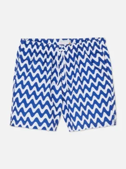 Wzorzyste szorty kąpielowe