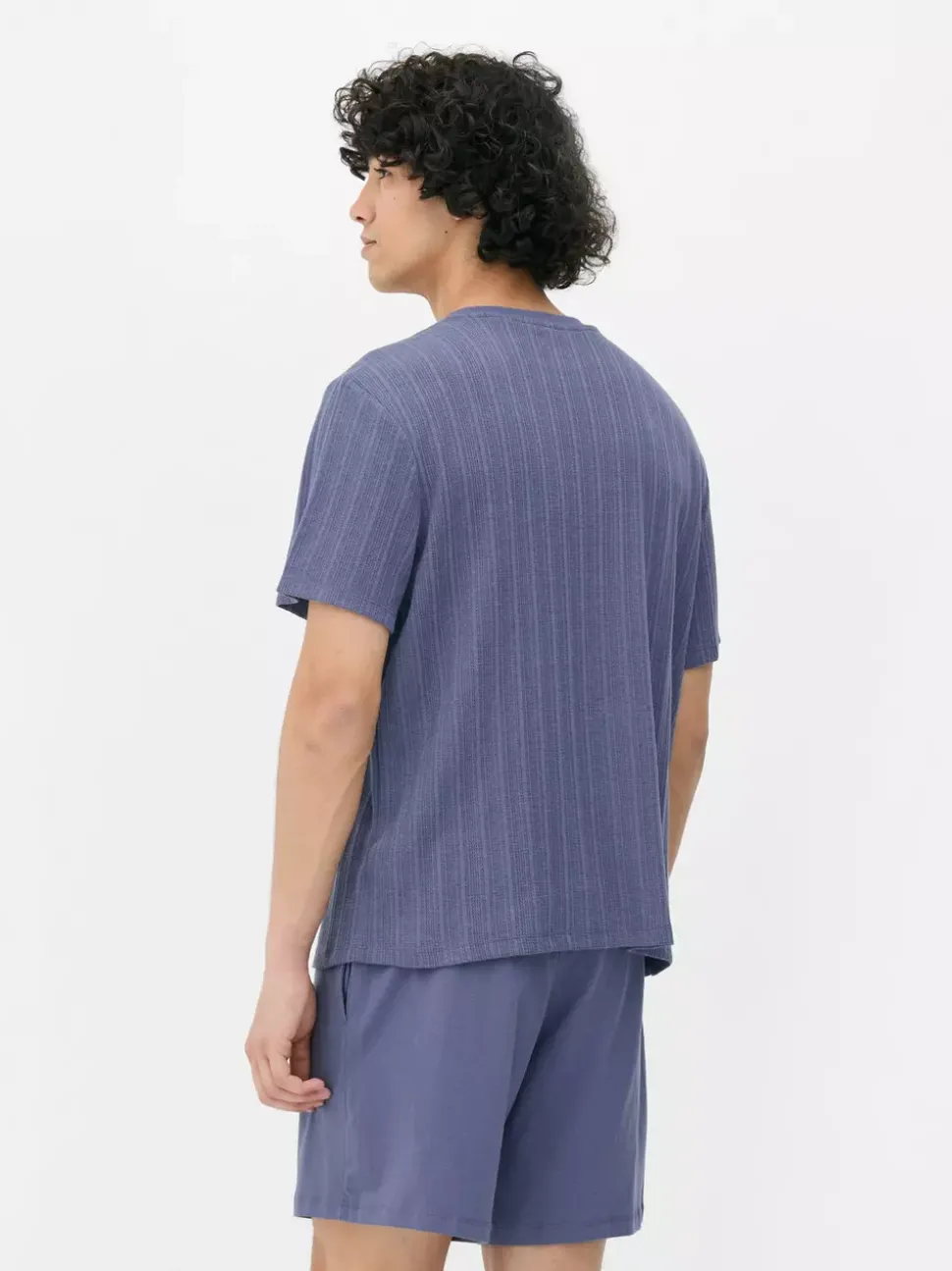 Żakardowa krótka piżama