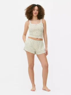 Ażurowy top od piżamy