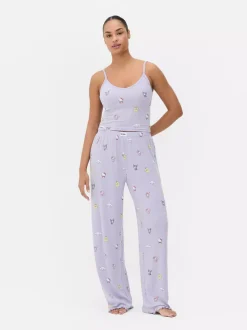 Ażurowy top od piżamy na ramiączkach Hello Kitty