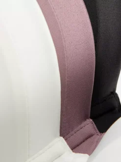 Balkonetki z satynowym wykończeniem, 3 szt.