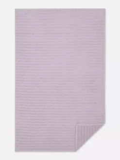 Bardzo duży prążkowany ręcznik kąpielowy