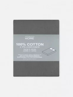 Bawełniane poszewki na poduszki, 2 szt.