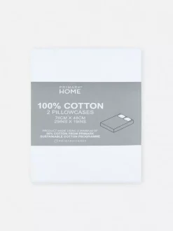 Bawełniane poszewki na poduszki, 2 szt.