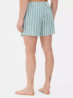 Bawełniane spodenki piżamowe w paski