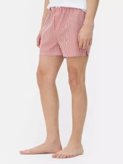 Bawełniane spodenki piżamowe w paski