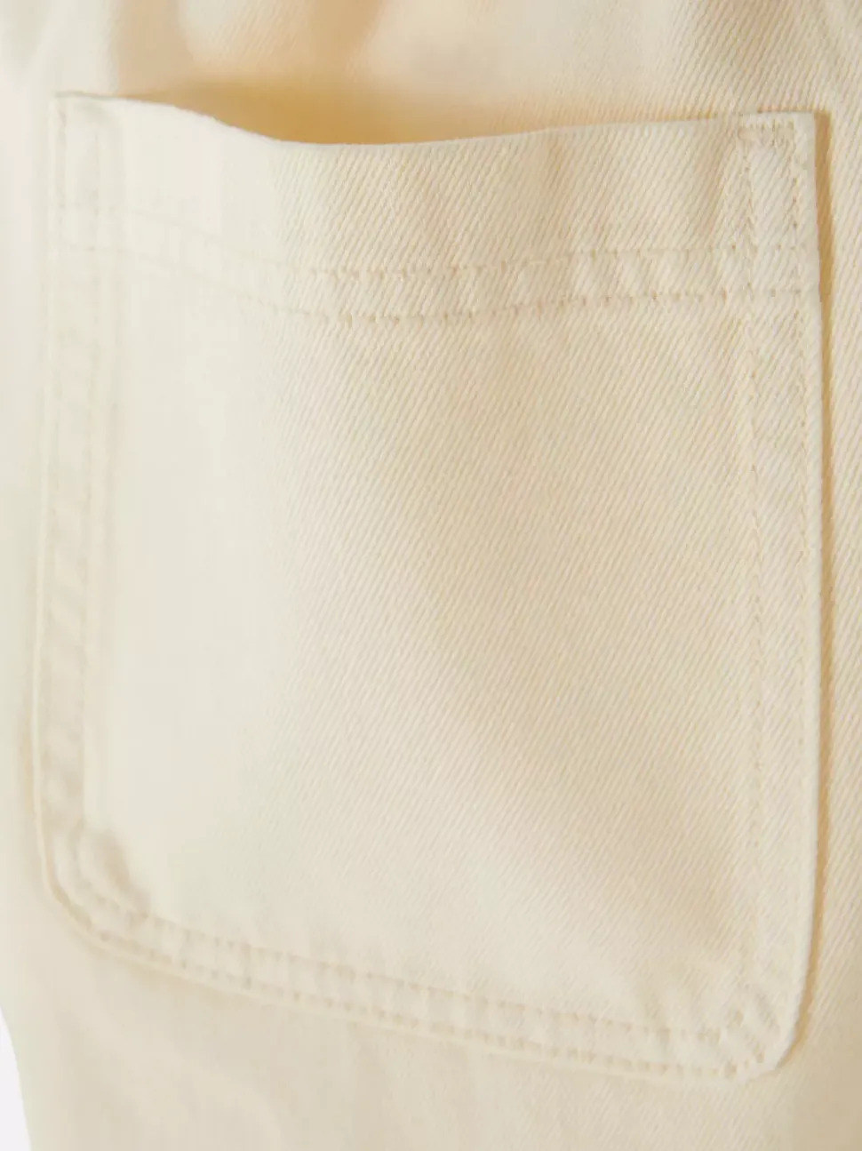 Bawełniane spodnie typu paper bag