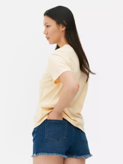 Bawełniany T-shirt z nadrukiem