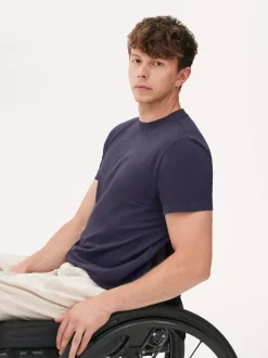 Bawełniany T-shirt z okrągłym dekoltem