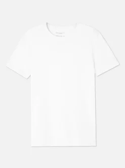 Bawełniany T-shirt z okrągłym dekoltem