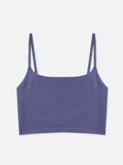 Bezszwowa koszulka od piżamy na ramiączkach