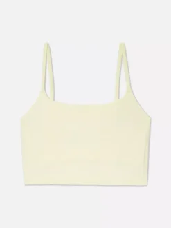 Bezszwowa koszulka od piżamy na ramiączkach