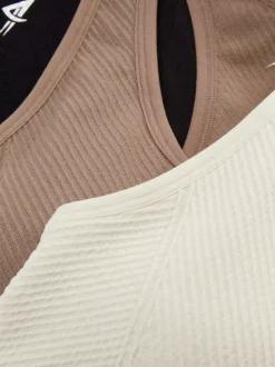 Bezszwowe biustonosze sportowe, 3 szt.