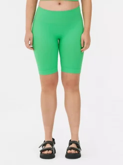 Bezszwowe długie szorty rowerowe