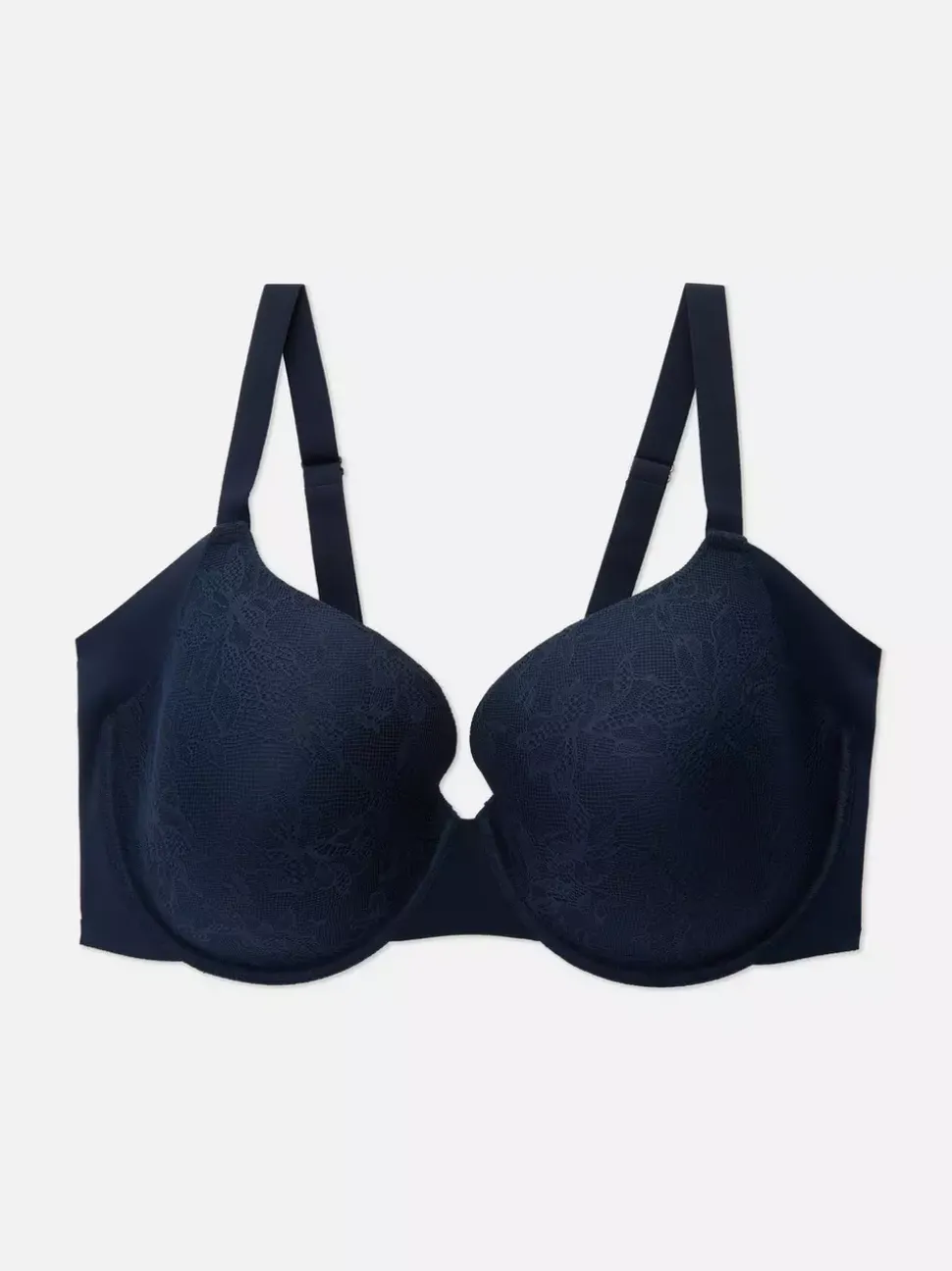 Biustonosz pod T-shirt z haftem, rozmiary F–H