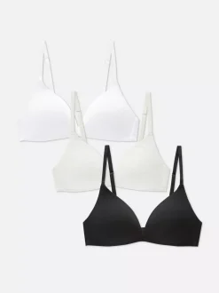 Biustonosze bez fiszbin, 3 szt.