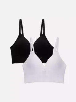 Biustonosze push-up bez fiszbin, 2 szt.