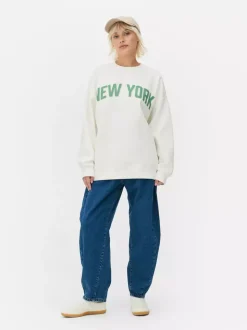 Bluza oversize z nadrukiem