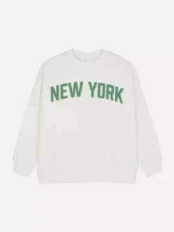 Bluza oversize z nadrukiem