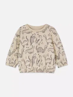 Bluza z długim rękawem i okrągłym dekoltem