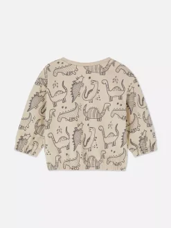 Bluza z długim rękawem i okrągłym dekoltem