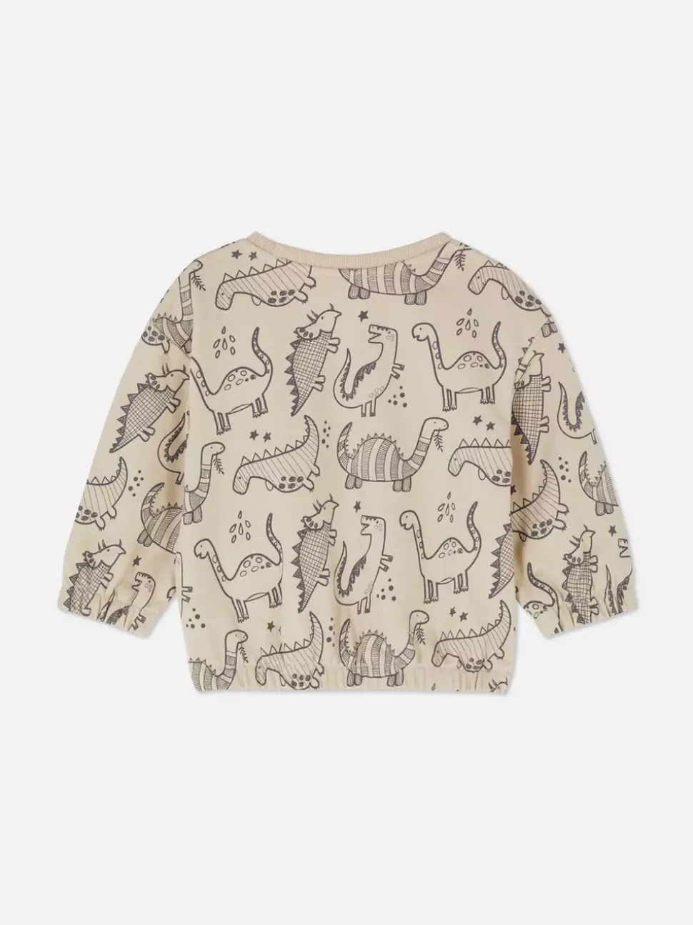 Bluza z długim rękawem i okrągłym dekoltem