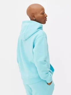 Bluza z kapturem, długim rękawem i nadrukiem