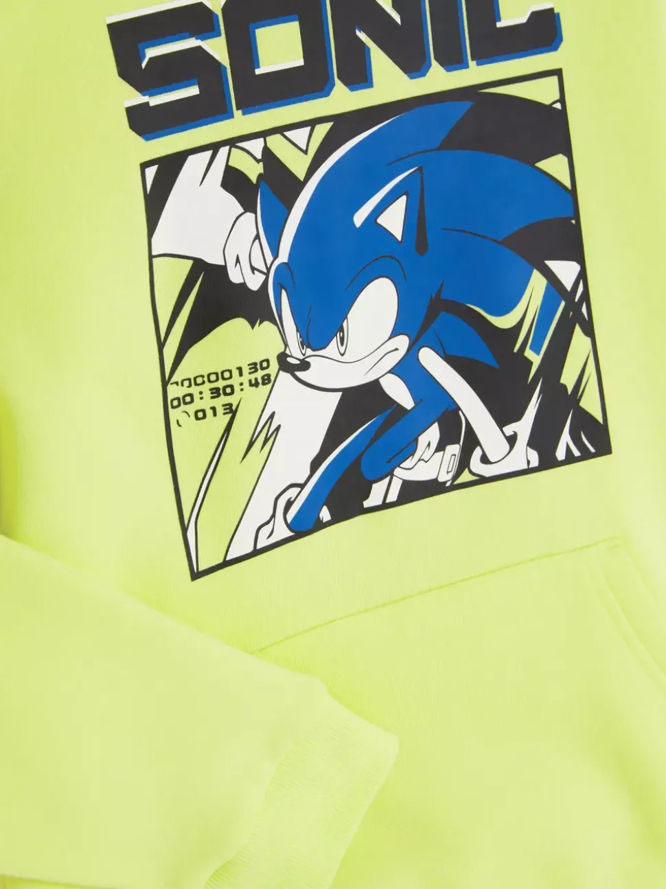 Bluza z kapturem i nadrukiem Jeża Sonica