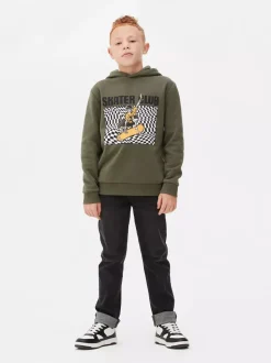 Bluza z kapturem i nadrukiem