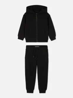 Bluza z kapturem i suwakiem oraz spodnie dresowe