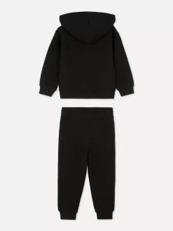 Bluza z kapturem i suwakiem oraz spodnie dresowe