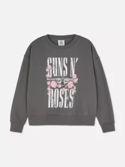 Bluza z nadrukiem Guns N’ Roses i efektem znoszenia