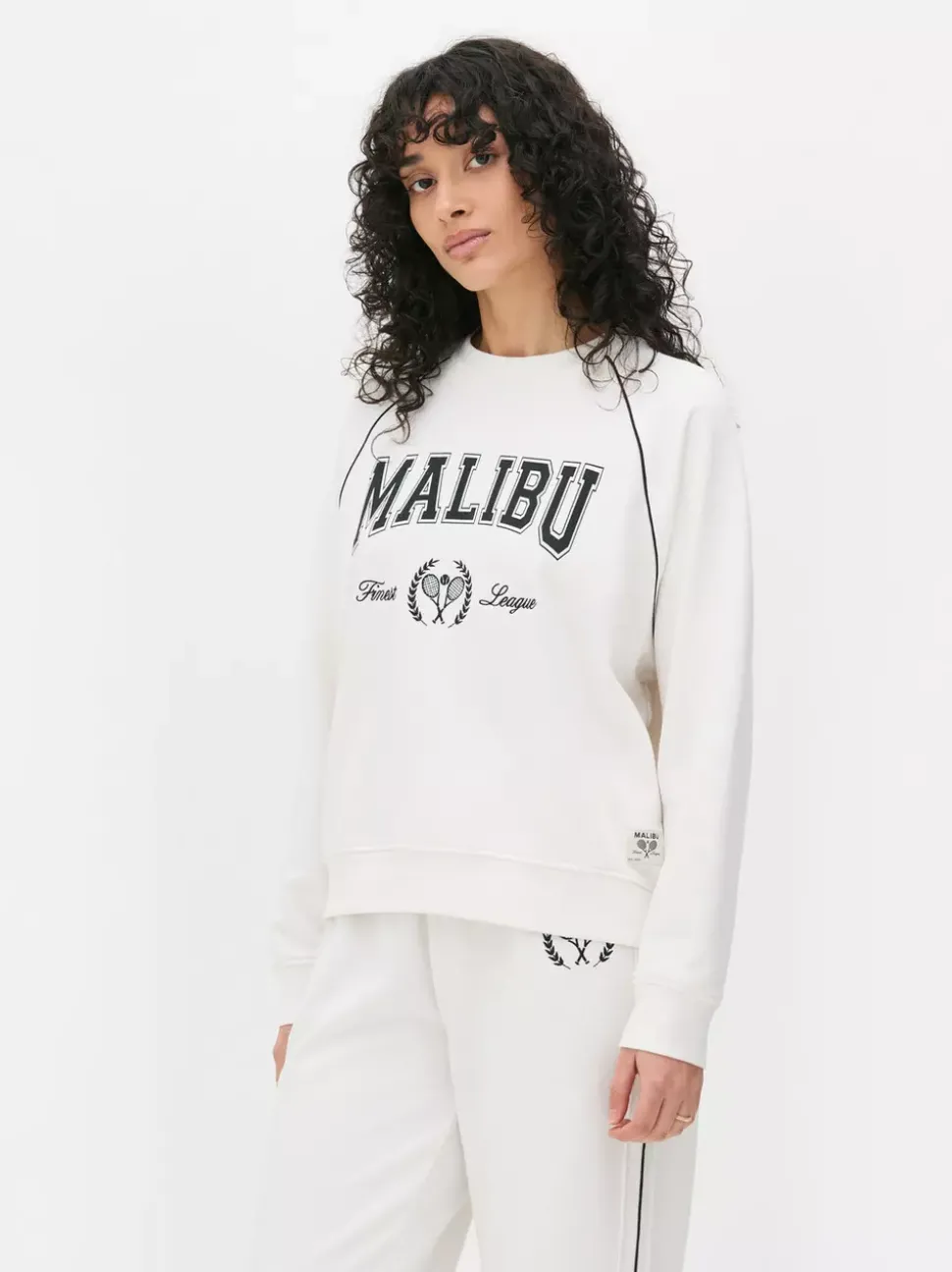 Bluza z napisem Malibu