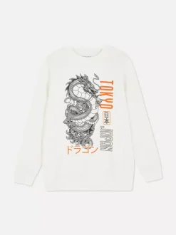 Bluza z okrągłym dekoltem