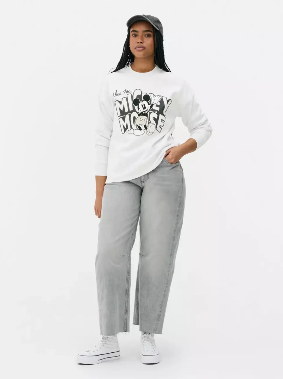 Bluza z okrągłym dekoltem i motywem Disneya