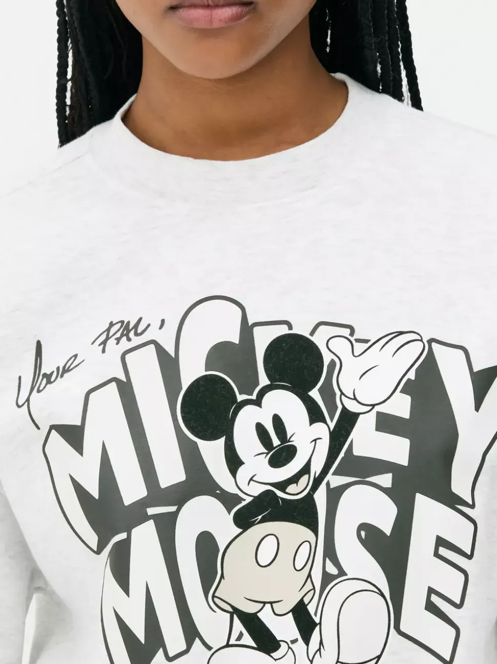 Bluza z okrągłym dekoltem i motywem Disneya