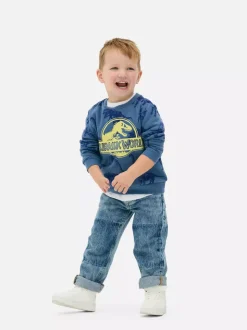 Bluza z okrągłym dekoltem i nadrukiem Jurassic World