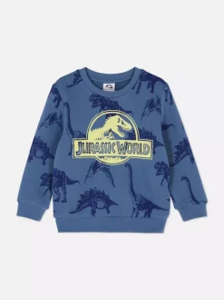 Bluza z okrągłym dekoltem i nadrukiem Jurassic World