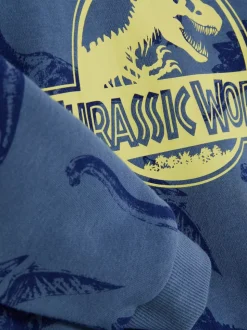 Bluza z okrągłym dekoltem i nadrukiem Jurassic World