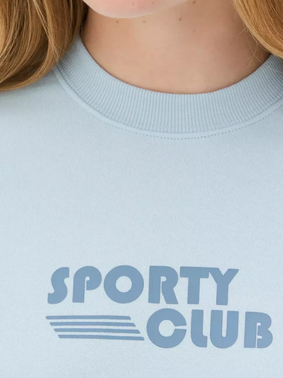 Bluza z okrągłym dekoltem i nadrukiem