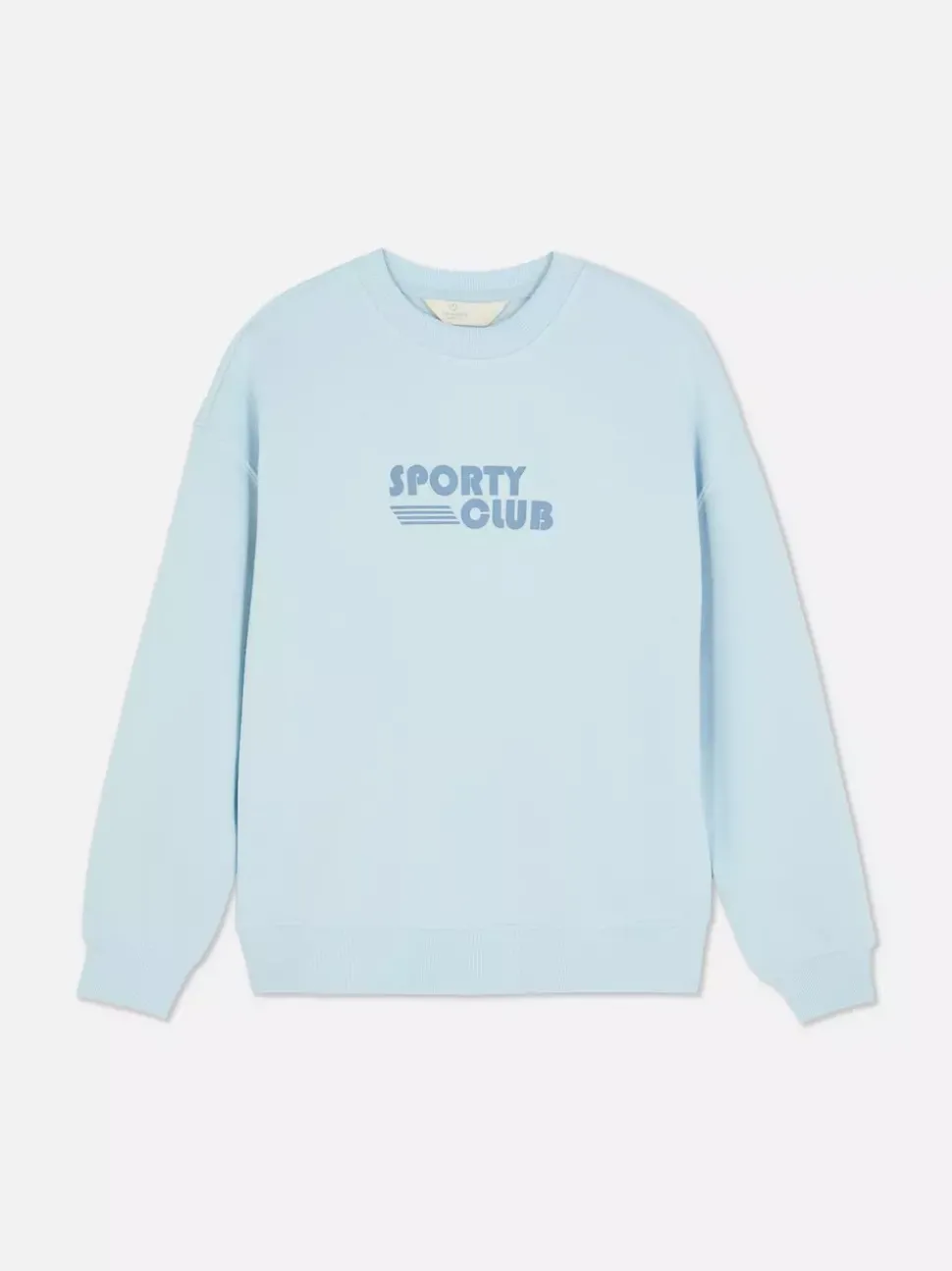 Bluza z okrągłym dekoltem i nadrukiem