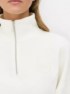 Bluza z suwakiem 1/2 o waflowej fakturze, do zestawu