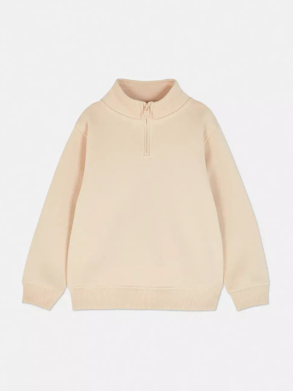 Bluza ze stójką zapinaną na suwak z przodu