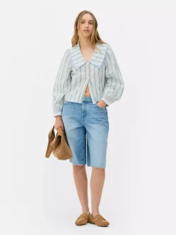 Bluzka z muszelkowym kołnierzykiem Paula Echevarria