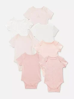 Body z krótkim rękawem, 7 szt.